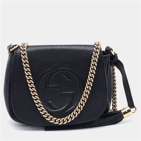 gucci soho black crossbody|gucci soho crossbody colors.